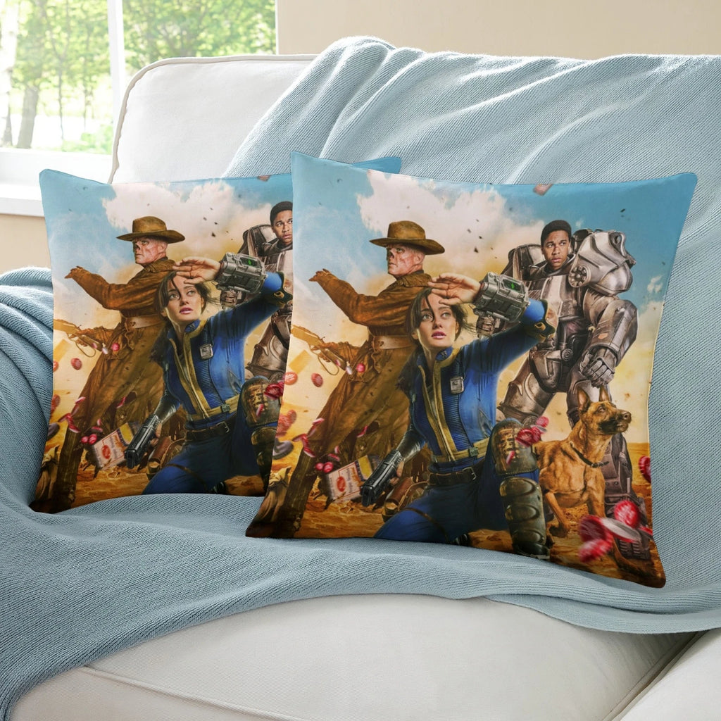 Fallout TV Show Cushion Cover Cotton Linen Pillow Case Pillow Covers for Sofa