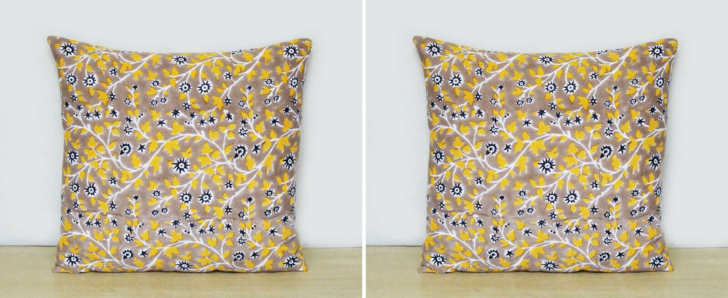 Set Of 2 Cotton Cushion Cover Mandala Couch Pillow Cases Home Decorative Pillows