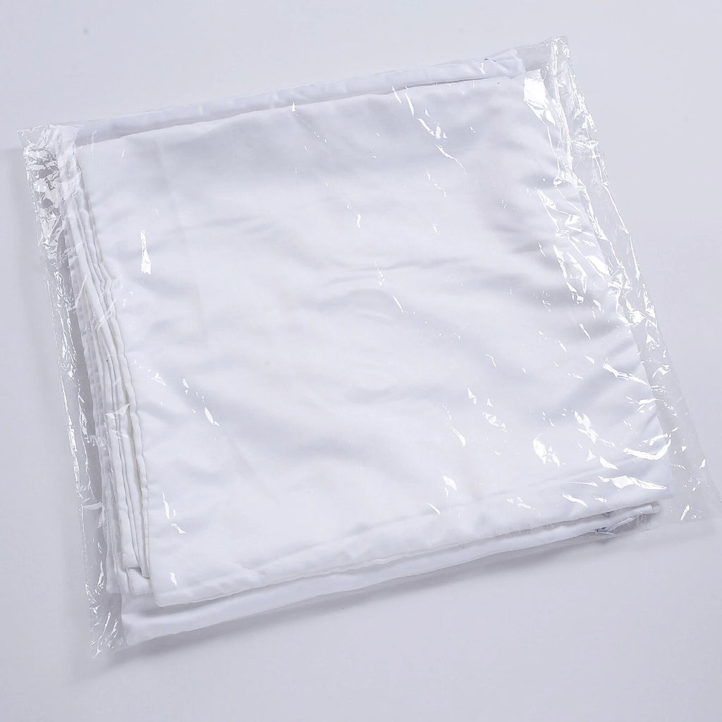 10Pcs White Sublimation Blank Pillow Case Home Sofa Car Decor Cushion Cover Gift
