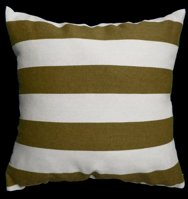 Tailor Made*COVER*Strip Cotton Canvas Pillow Cushion Cover Thow Floor sofa *Ak3
