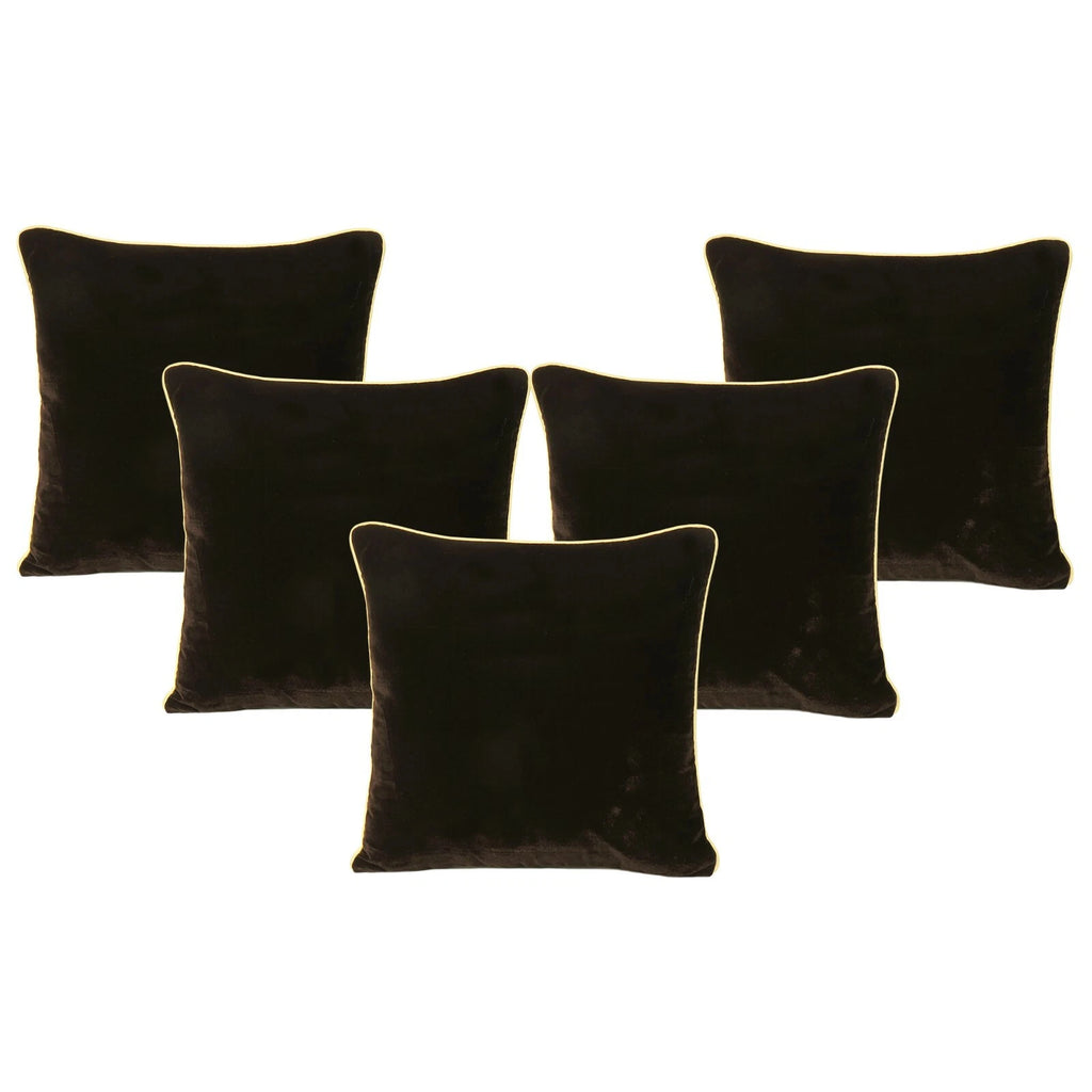 Decorative Velvet Cushion Cover Cozy Couch Zipper Throw Pillowcase Home Decor