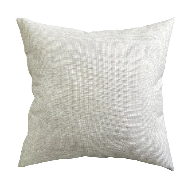 Solid Linen Cushion Cover Throw Pillow Cases for Couch Sofa Bed 16" 18" 20"