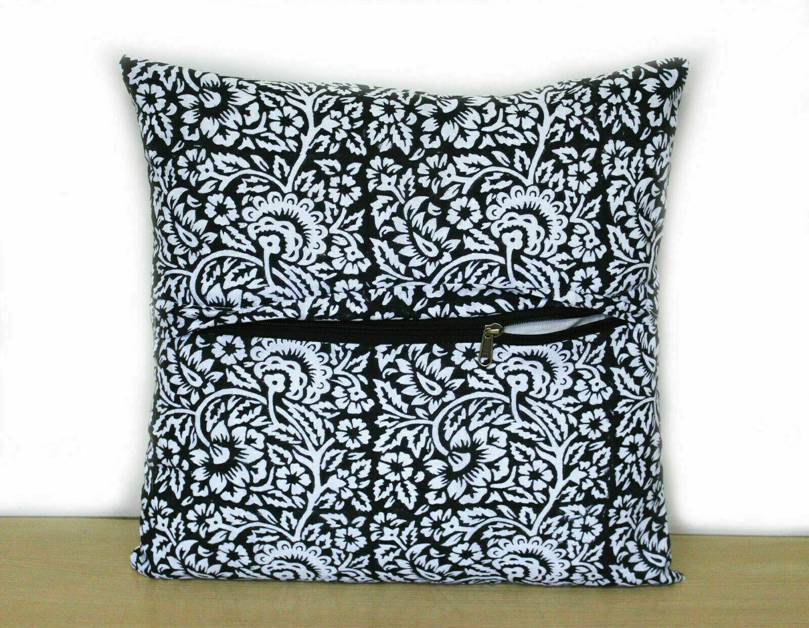 Cotton Floral Printed Cushion Cover Pillow Cases, Room Decorative Sofa Cushion