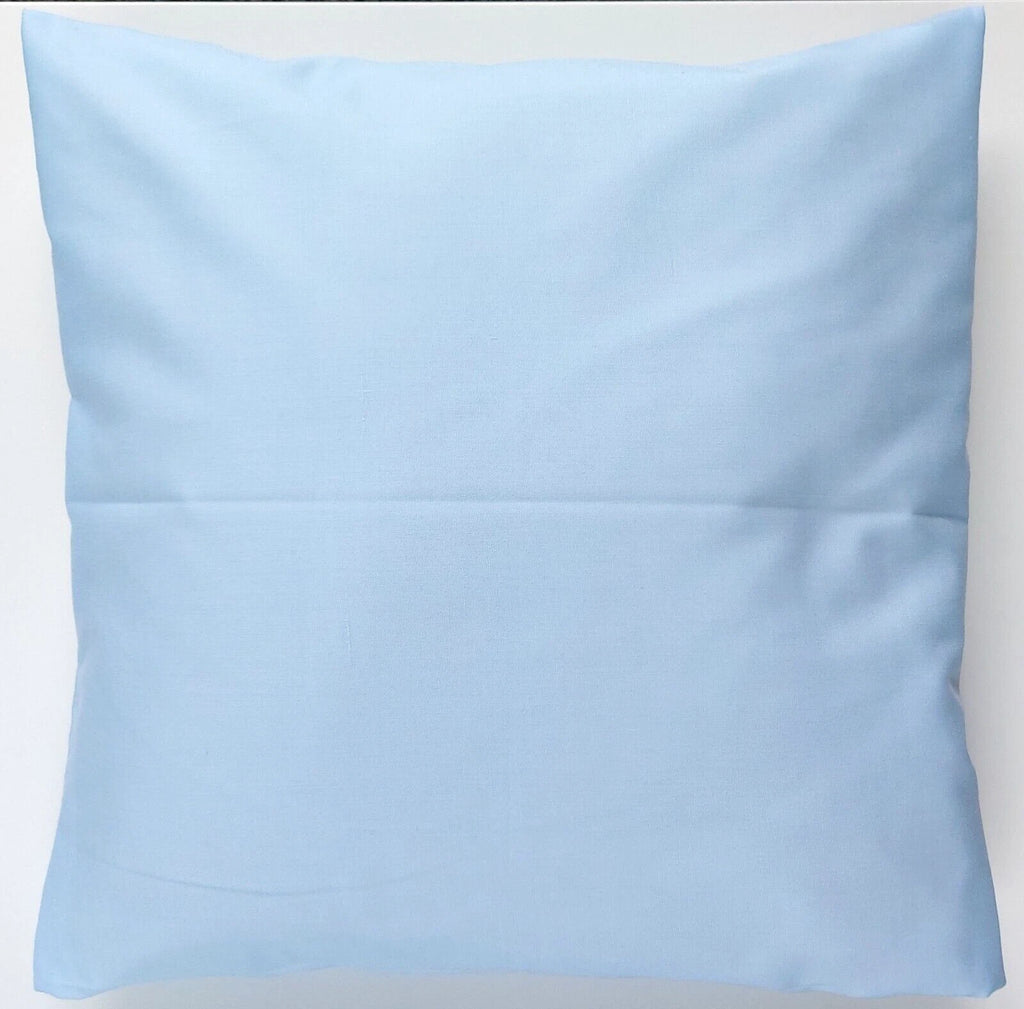 Plain Polycotton Cushion Covers 10" to 24" Sofa Bed Throw Scatter Pillow Case UK