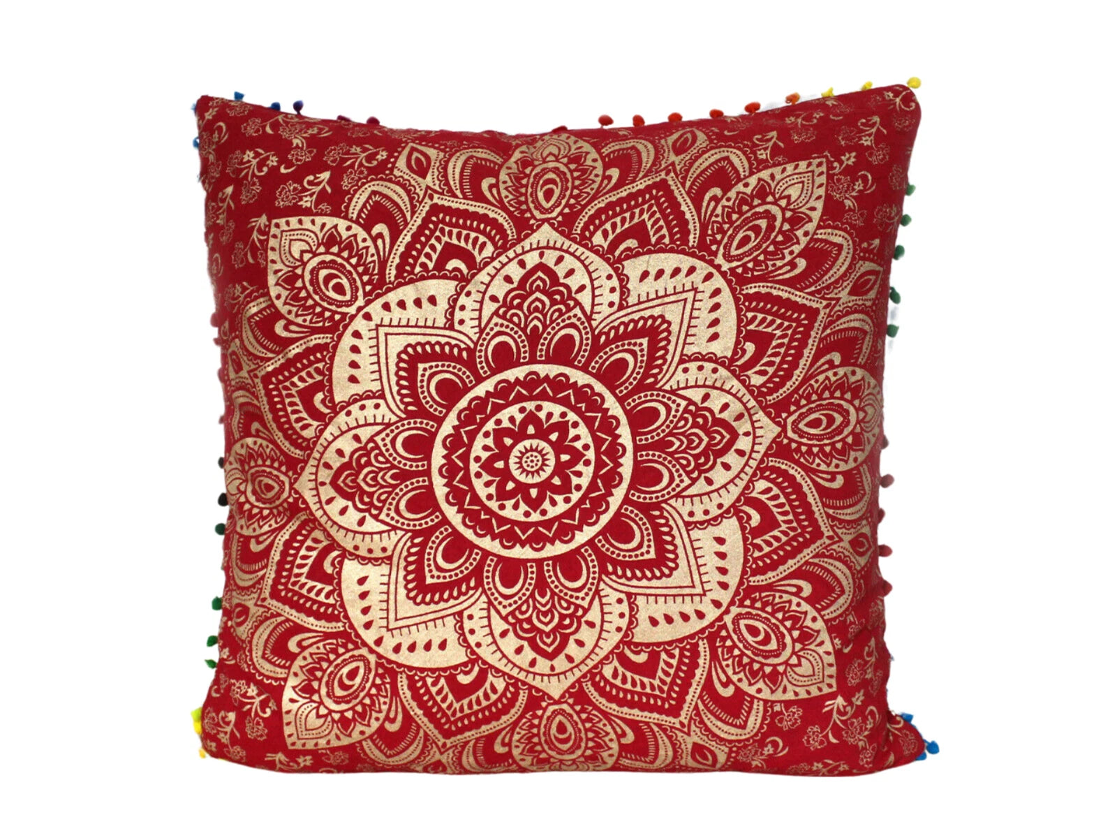 Set Of 2 Cotton Cushion Cover Mandala Couch Pillow Cases Home Decorative Pillows