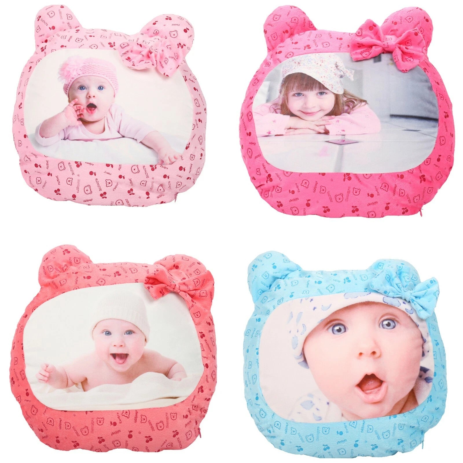 1/4/10Pcs Sublimation Blank Pillow Case Cushion Cover Home Sofa Decor Girls Gift