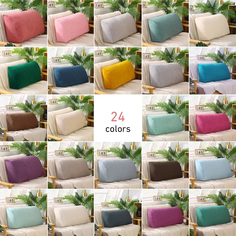 Pillowcase Sofa Back Cushion Seat Pad Cover Washable Bed Pillow Case Living Room