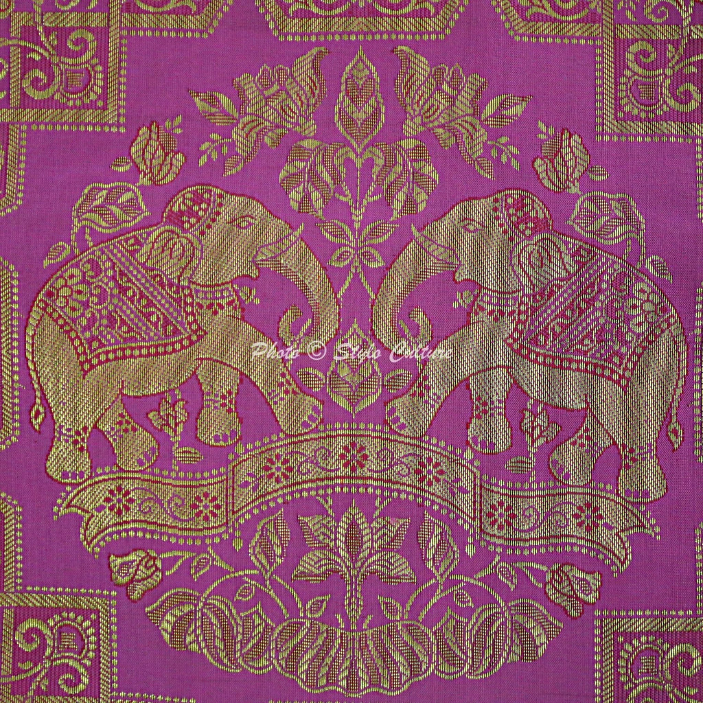 Indian Sofa Cushion Cover Handmade Brocade Silk Pillow Case Cover Throw 12 X 12"