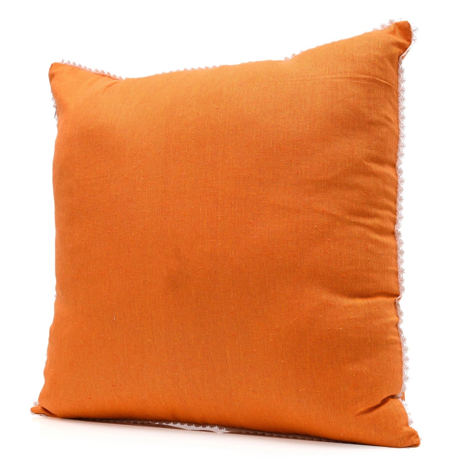 Cushion Cover Home Sofa Decor Cotton Throw Pillow Case Covers Solid with Lace S5