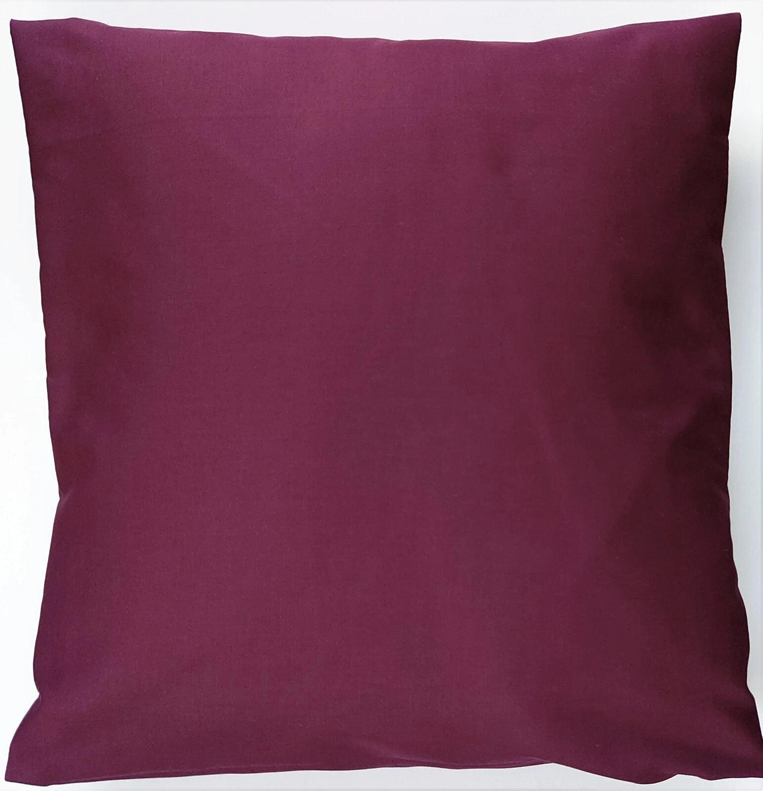 Plain Polycotton Cushion Covers 10" to 24" Sofa Bed Throw Scatter Pillow Case UK