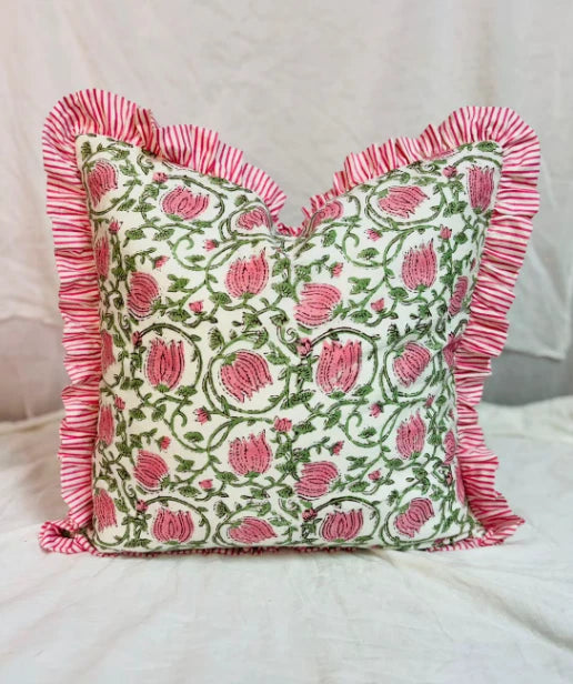 Throw Pillow Cover Cushion Case Ruffle Cotton Soft Sofa Chair Bed Home Decor New