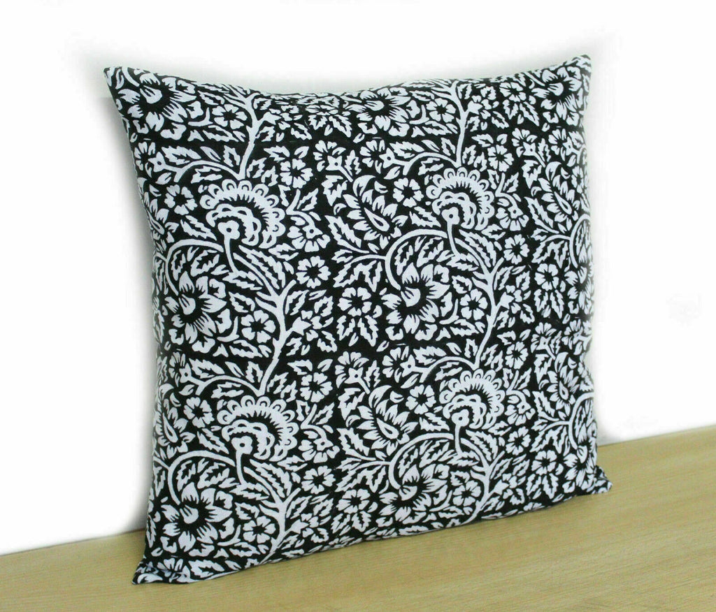 Cotton Floral Printed Cushion Cover Pillow Cases, Room Decorative Sofa Cushion