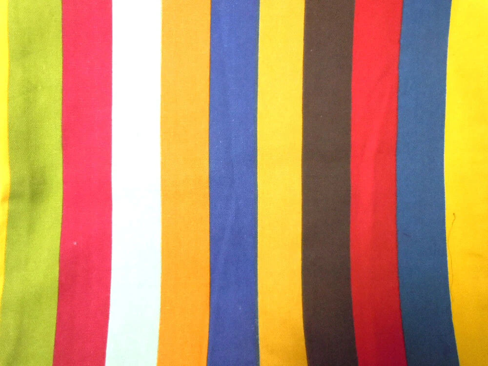 Tailor Made*COVER*Rainbow Strip Cotton Canvas Pillow Cushion Case Floor sofa*Ak3