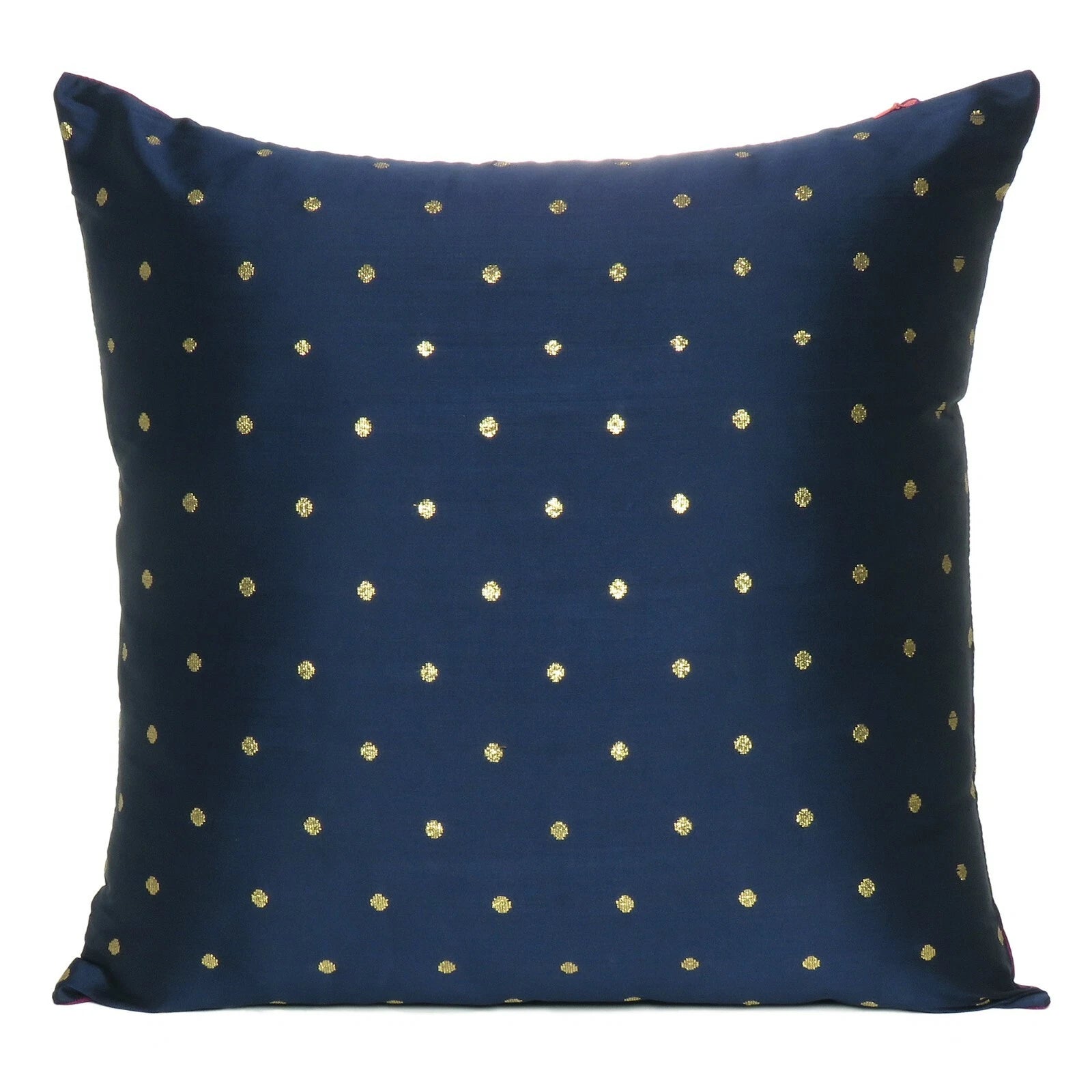 Pillow Case Art Silk Reversible Bed Cushion Cover Modern Throw Pillow Cover