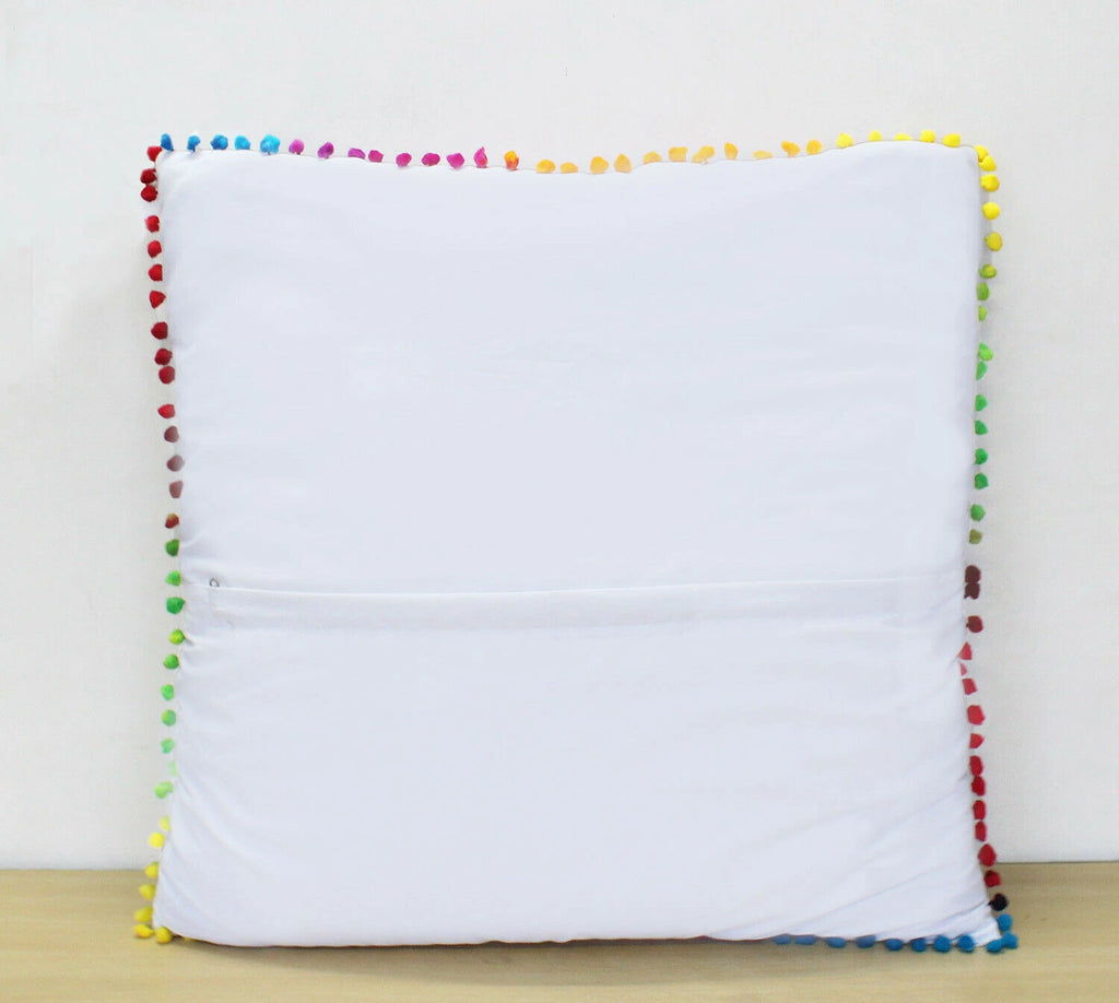 Set Of 2 Cotton Cushion Cover Mandala Couch Pillow Cases Home Decorative Pillows