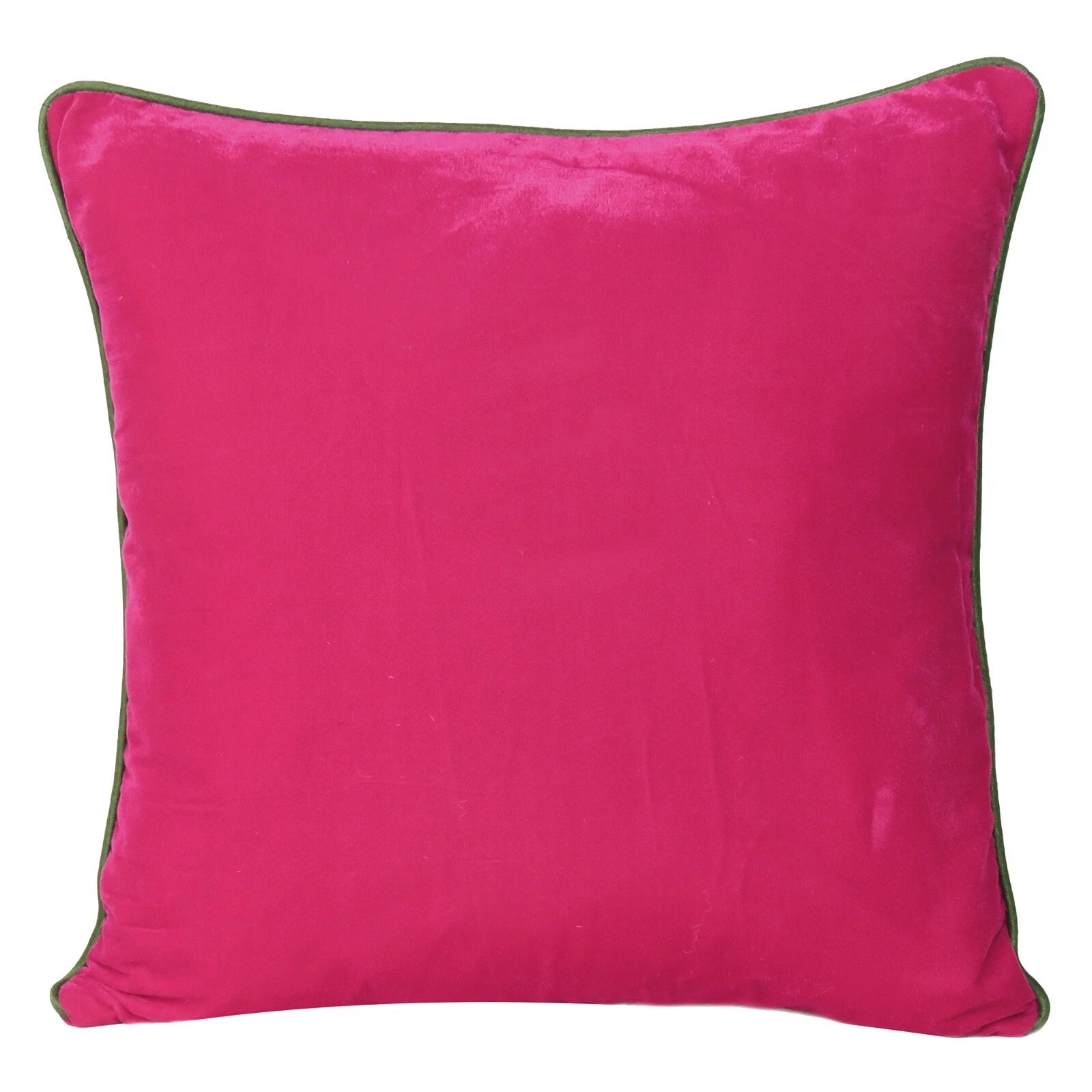 Premium Pink Velvet Throw Pillowcase Cushion Cover with Zipper Closure Home Sofa