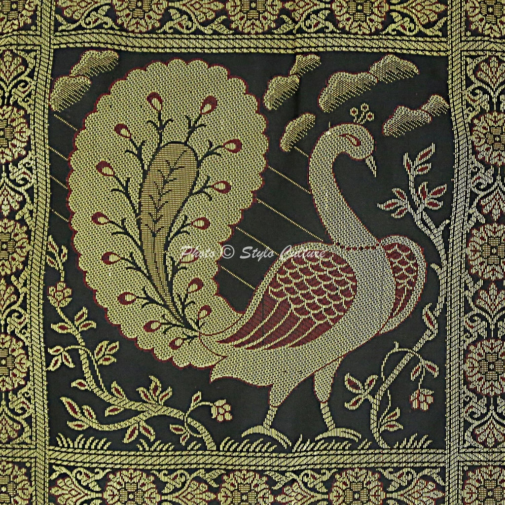 Brocade Elephant Cushion Cover Decorative Indian Bedding Sofa Pillow Case Cover