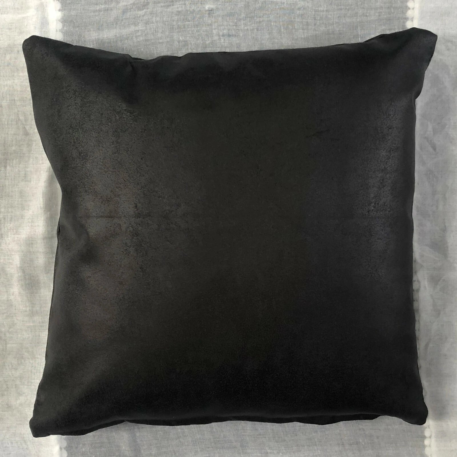 Premium Faux Distressed Leather Cushion Cover Handmade Pillow Case Sofa Bed