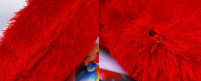 White Sublimation Fluffy Plush Throw Pillow Case Shaggy Soft Sofa Cushion Cover