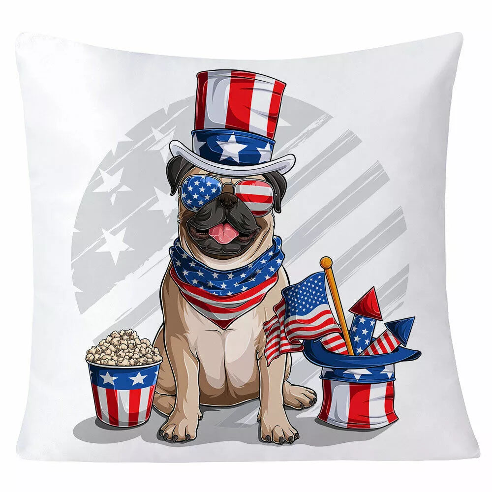 20Pcs White Sublimation Blank Pillow Case Sofa Cushion Cover DIY Printed Gift