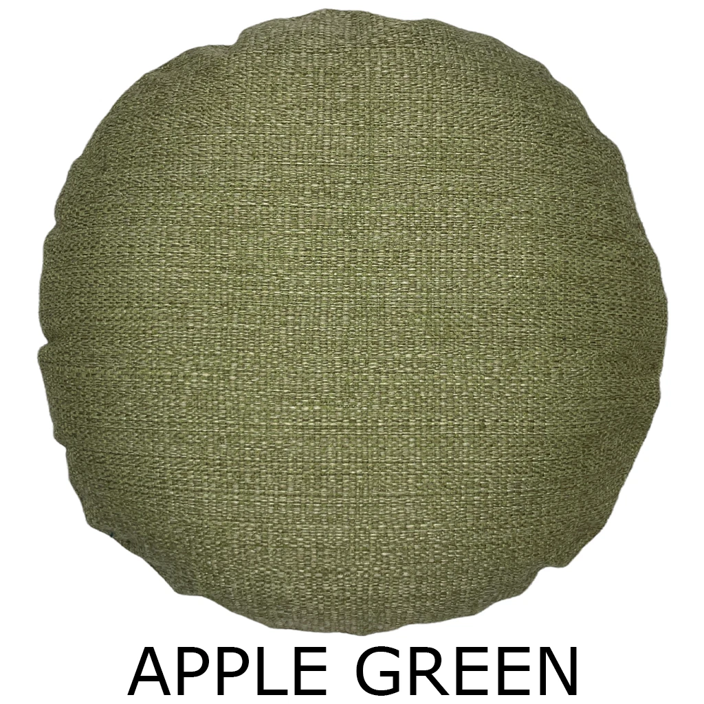 Premium Circle Basket Weave Like Cushion Cover Woven Round Pillow Case Sofa Bed