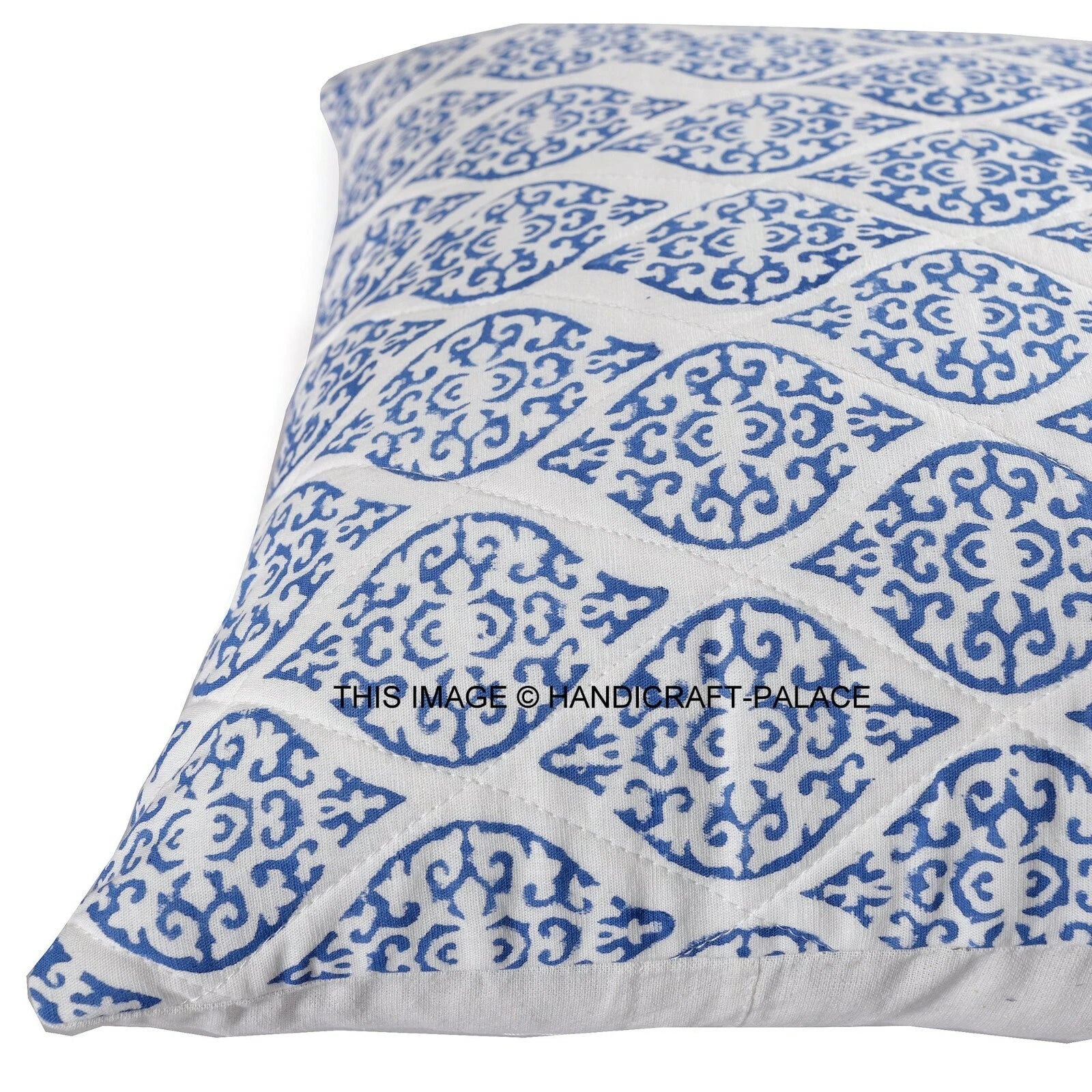 Indian Handmade Kantha Cotton Cushion Cover Bed Pillow Cases Sofa Throw-16"