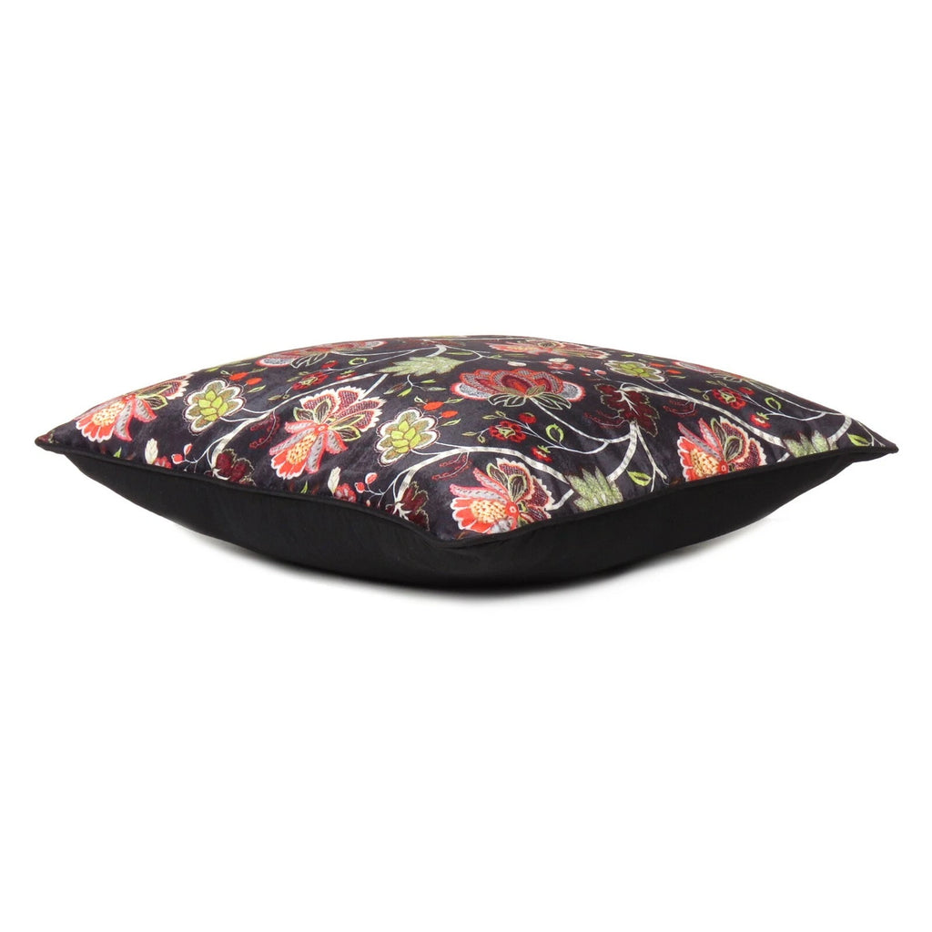 Velvet Cushion Cover Flower Print Throw Pillowcase Home Bed sofa Cozy Decorative