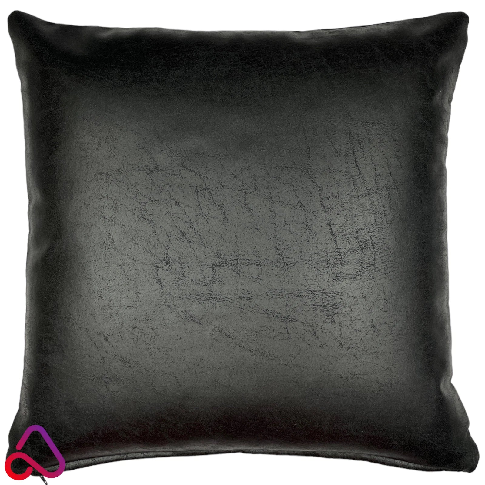 Faux Distressed Leather Cushion Cover Soft Furnishing Pillow Case Sofa Bed Decor