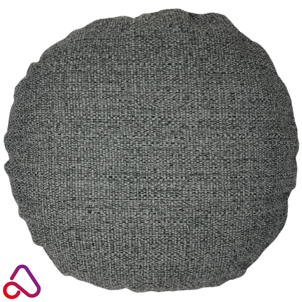 Handmade Round Basket Weave Like Cushion Cover Pillow Case Circle Woven Sofa Bed