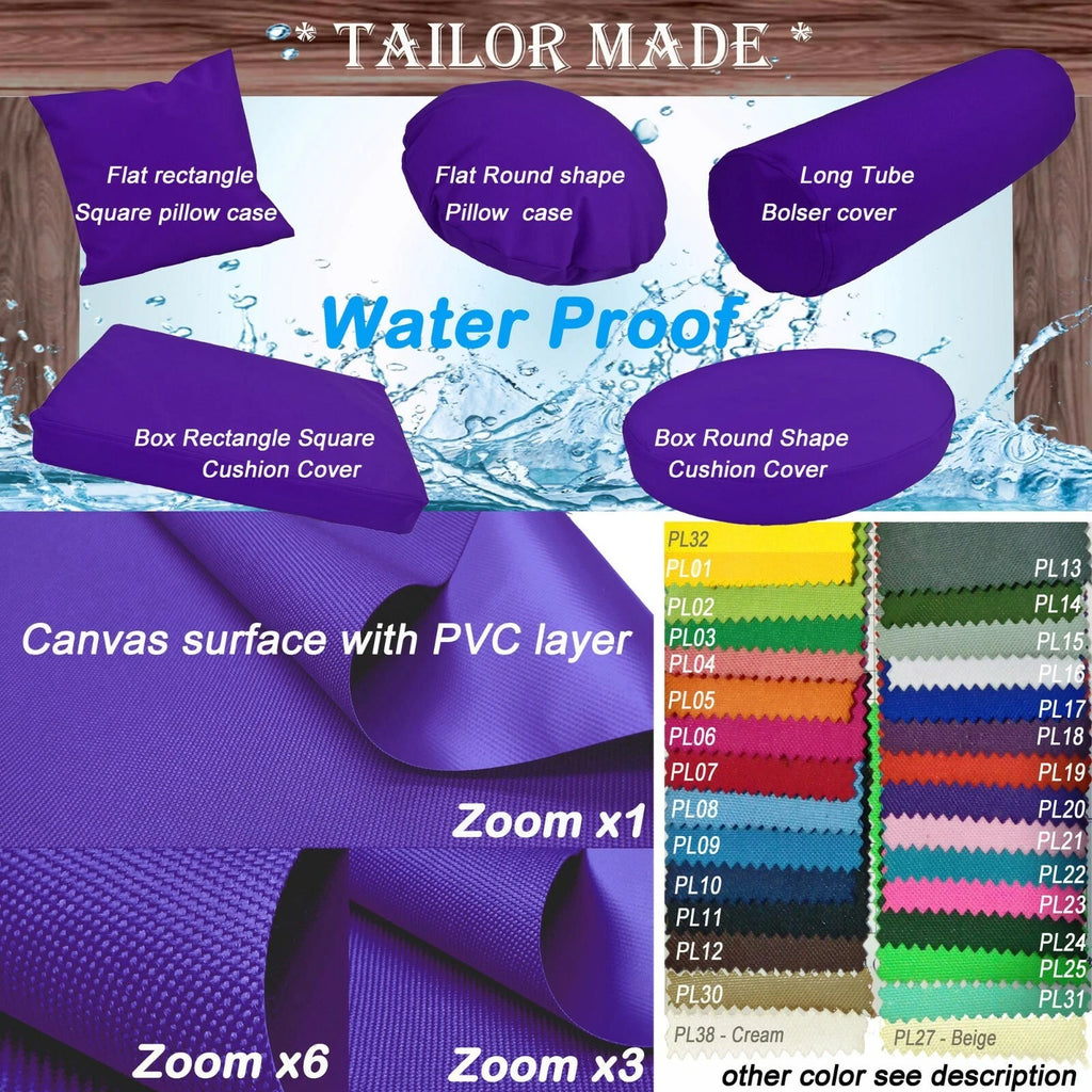 PL20-TAILOR MADE R-Purple Outdoor Waterproof Sun Umbrella Patio sofa seat cover