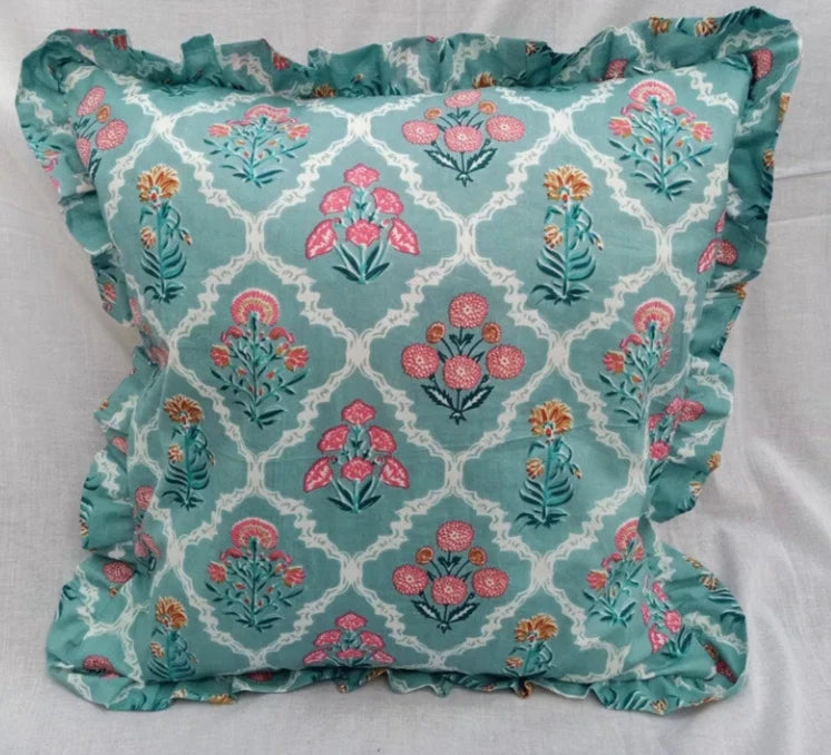 Throw Pillow Cover Cushion Case Ruffle Cotton Soft Sofa Chair Bed Home Decor New