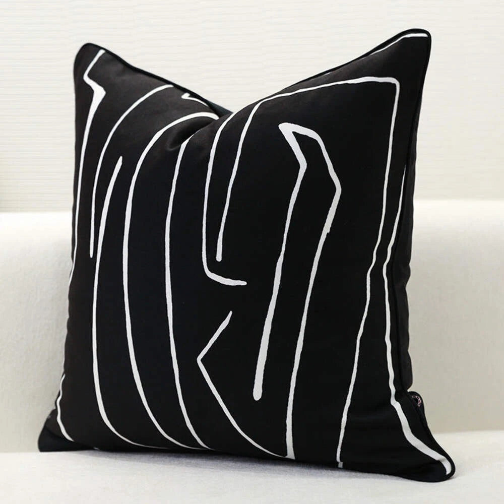 Cushion COVERS Nordic Style Simple Elegant Sofa Decor Throw Pillow Case