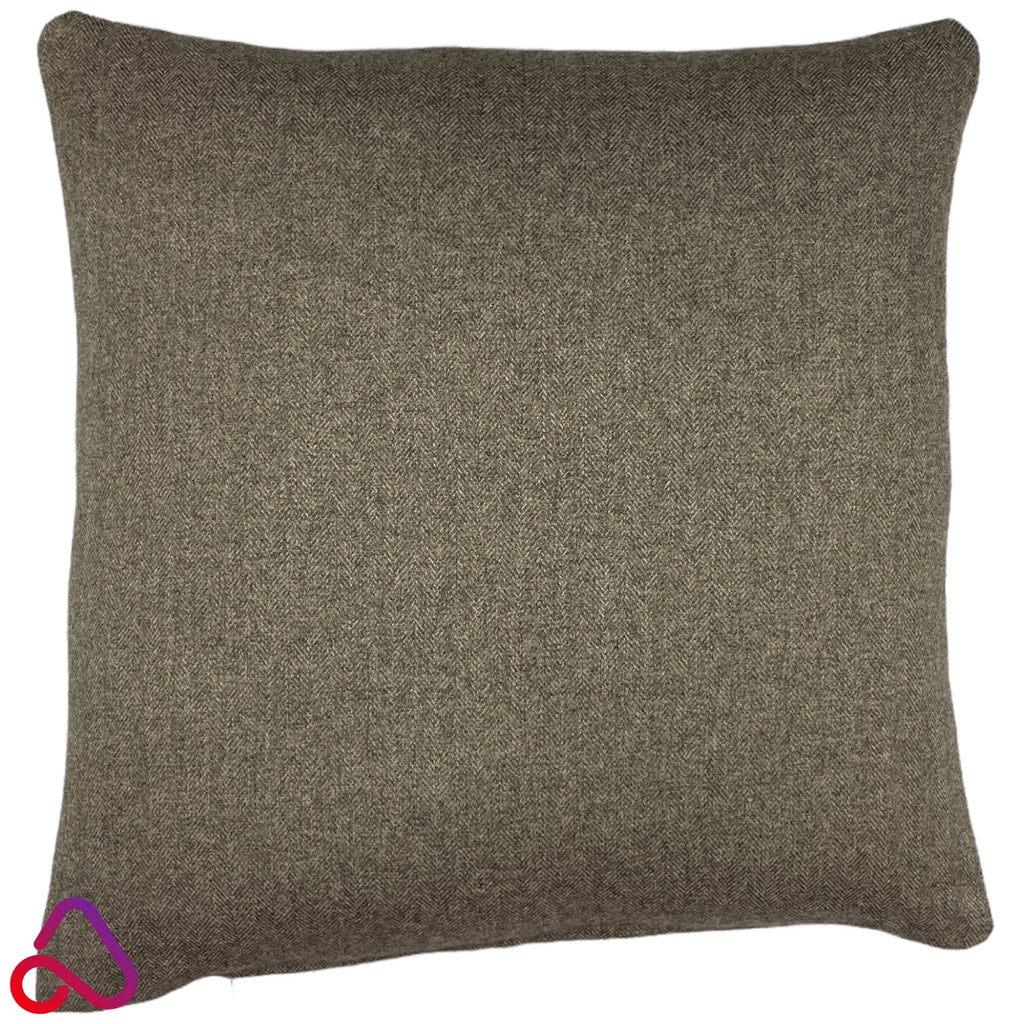 Herringbone Tweed Cushion Cover Wool Like Pillow Case Decor Sofa Bed Chair Back