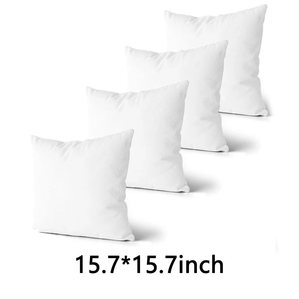 Pack of 4 16"-22" Throw Pillows Insert Ultra Soft Bed & Couch Sofa Decor Pillows
