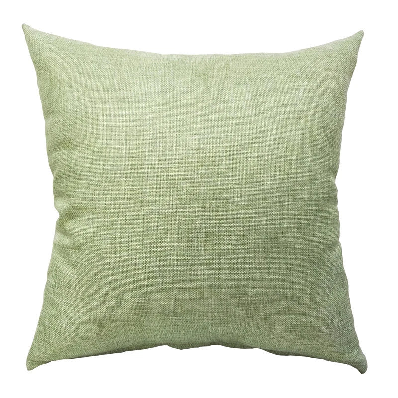 Solid Linen Cushion Cover Throw Pillow Cases for Couch Sofa Bed 16" 18" 20"