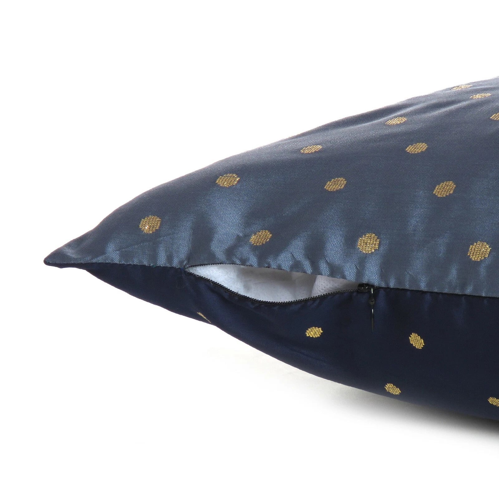 Pillow Case Art Silk Reversible Bed Cushion Cover Modern Throw Pillow Cover
