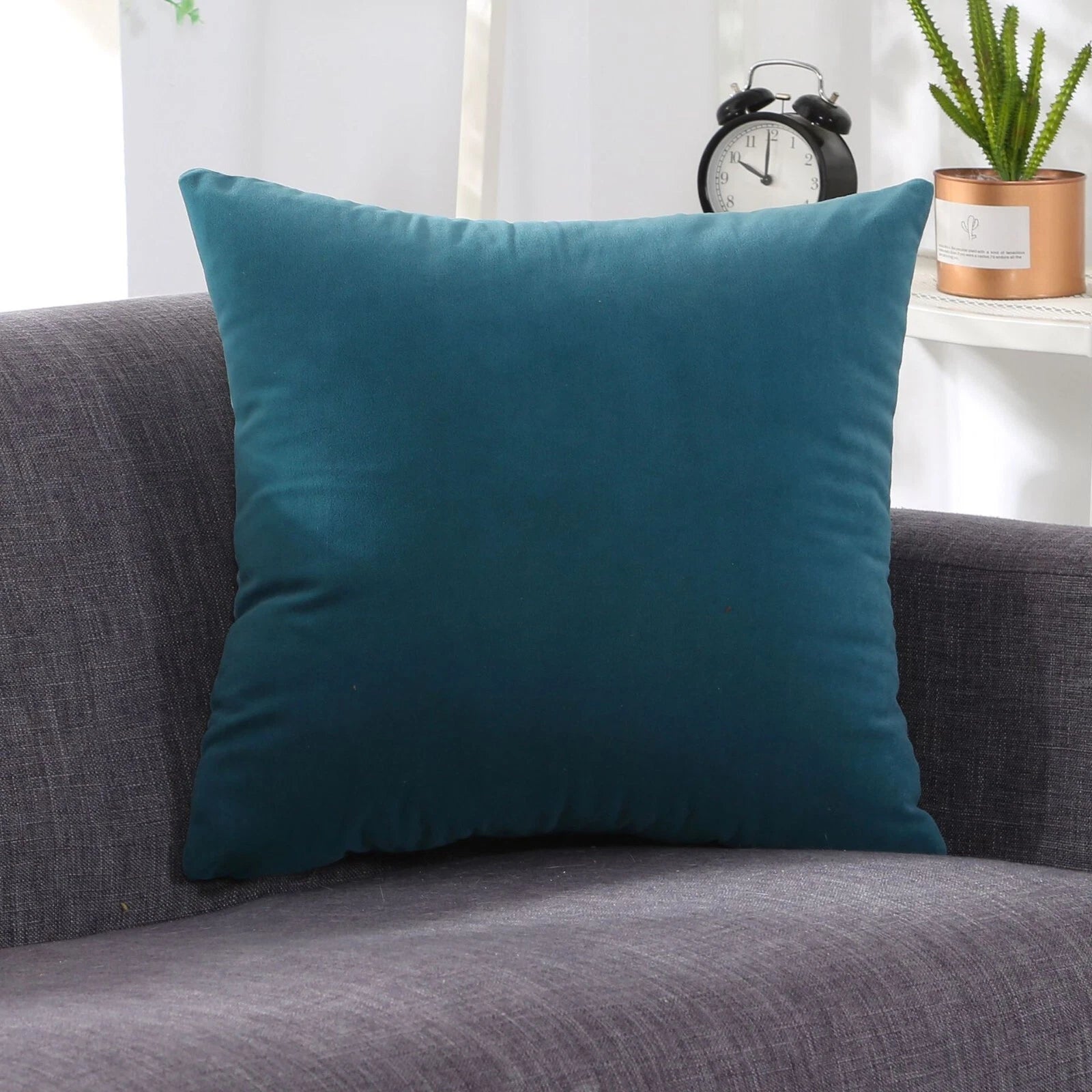 16" 18" 20" Throw Pillow Covers Soft Velvet Cushion Cover for Sofa Car Home