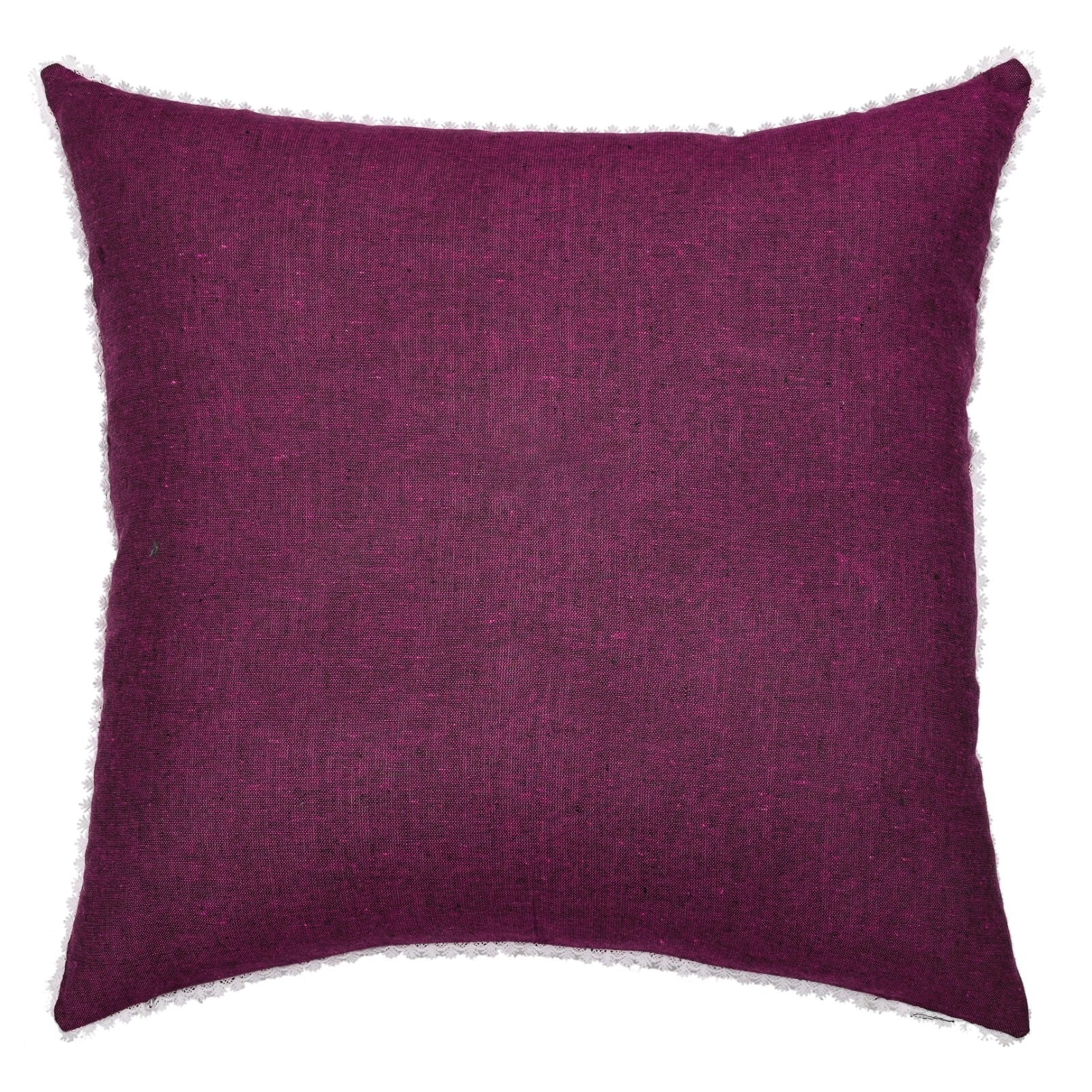 Cushion Cover Home Sofa Decor Cotton Throw Pillow Case Covers Solid with Lace S5