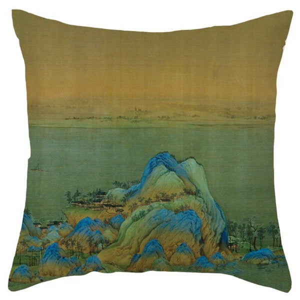 Chinese Style Throw Pillow Covers Cushion Cases Sofa Bed Pillowslip Luxury Decor