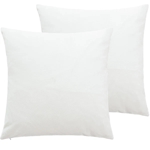 Pack of 2 Velvet Euro Square Throw Pillow Covers Sofa Home Decor Cushion Cover