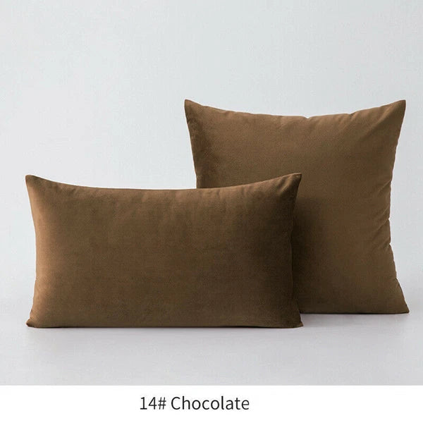 18" 20" 24" 16" Velvet Soft Cushion Cover Throw Pillow Cases Sofa Bed Home Decor