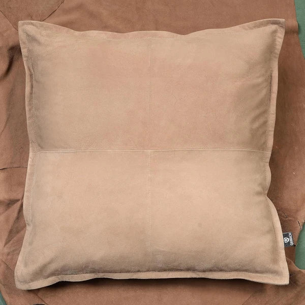 Luxurious lambskin Dusty Beige Box pillowcase Sofa Cushion & Living & Bed Room