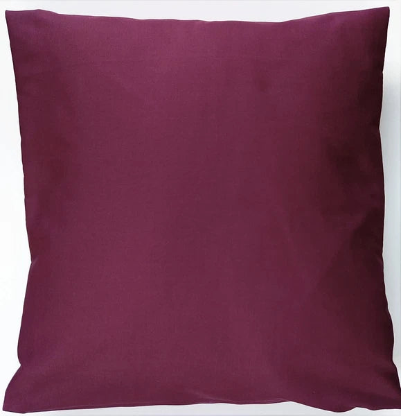 Plain Polycotton Cushion Covers 10" to 24" Sofa Bed Throw Scatter Pillow Case UK