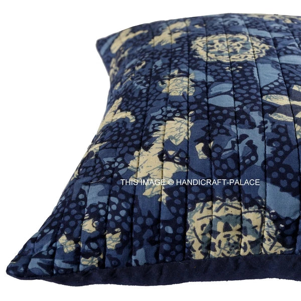 Indian Handmade Kantha Cotton Cushion Cover Bed Pillow Cases Sofa Throw-16"