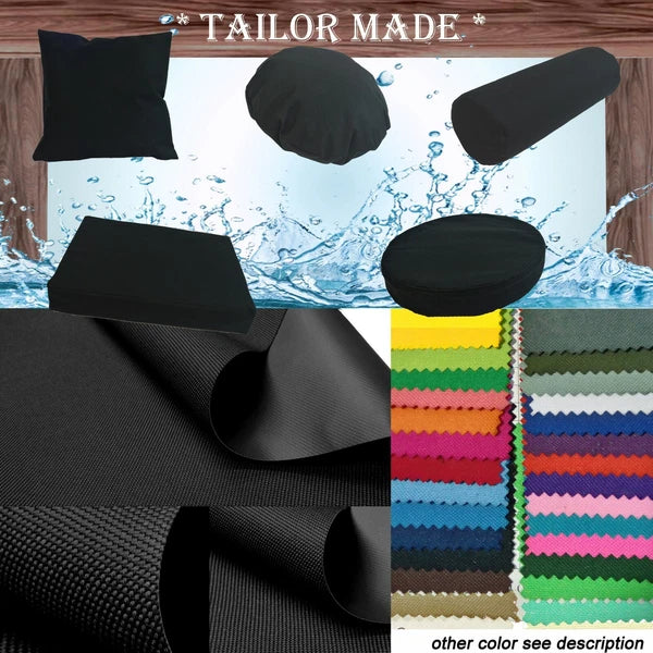 PL11-TAILOR MADE Black Outdoor Waterproof SunUmberlla Patio sofa seat cover