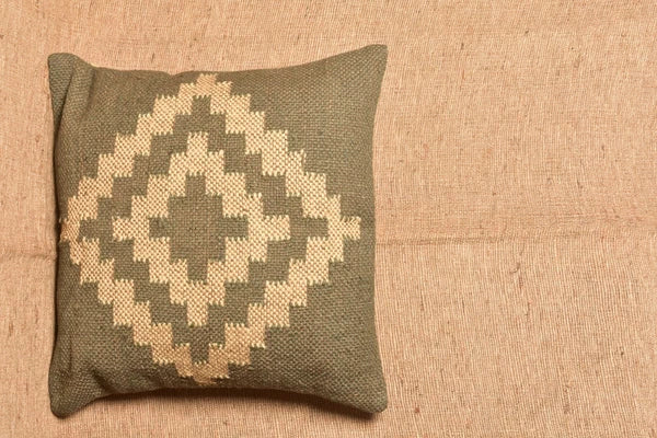 Indian Jute Wool Kilim Cushion Cover Vintage Look Your Home Pillow cover throw