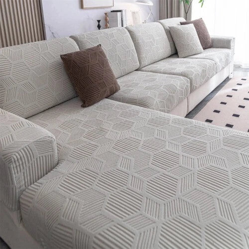 1Piece Peism Jacquard Stretch Sofa Cover Cushion Cover, For Living Room