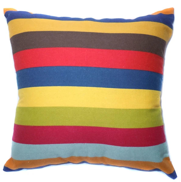Tailor Made*COVER*Rainbow Strip Cotton Canvas Pillow Cushion Case Floor sofa*Ak3
