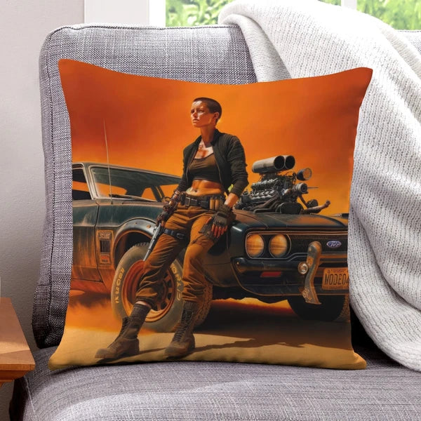 Mad Max Furiosa Cushion Cover Cotton Linen Pillow Case Pillow Covers for Sofa
