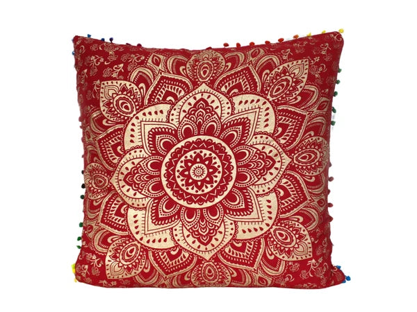 Set Of 2 Cotton Cushion Cover Mandala Couch Pillow Cases Home Decorative Pillows